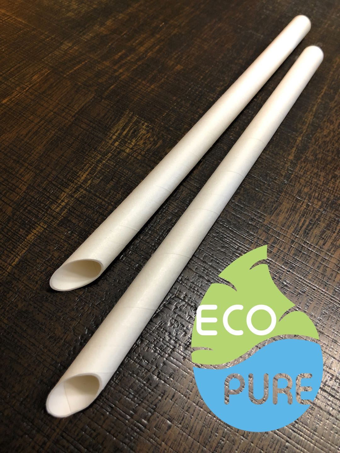 100%可生物分解耐用紙吸管 - 通過FDA, EU, LFGB等認證,獨立衛生包裝(直徑 6mm 一般飲品用)